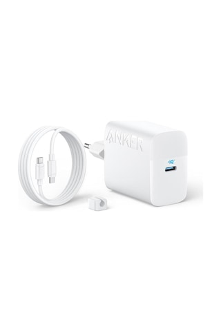 Anker Şarj Cihazı 45w Usb-c Ve Usb-c Kablolu 2'li Set - B2653 - Beyaz Anker Türkiye