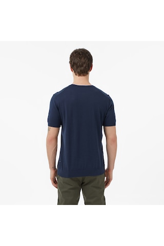 Nautica Erkek Lacivert Regular Fit Kısa Kollu Triko Düz S65110t