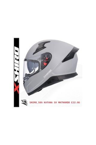 Shiro Fullface Katana M.C Motosiklet Kaskı Kapalı Nardo