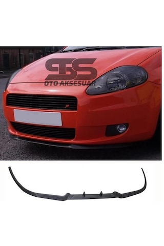 Fiat Grande Punto Cupra R Uyumlu Ön Lip Mat Siyah Ön Tampon Lip