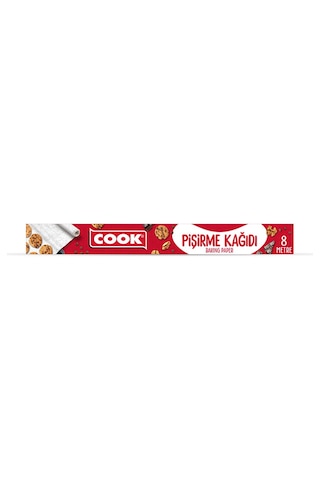 3 Adet Cook Yağlı Pişirme Kağıdı 8 Metre 37 Cm