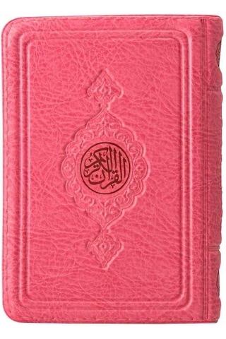 Cep Boy Kur'an-ı Kerim (Pembe, Kılıflı, Mühürlü)