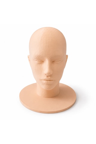 3d Baskı Manken Kafası 25 Cm Dekoratif Büst Peruk, Şapka Ve Aksesuar Standı Modern Tasarım 25cm