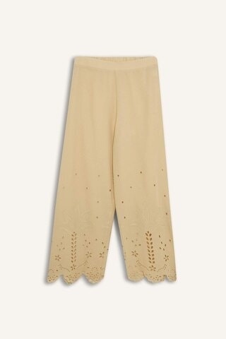 DeFacto Regular Fit Brode Plaj Pantolonu-Fall in Love E0602AX25SMBG387 Bej