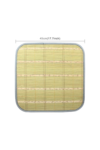 Araba Oto Soğutma Bambu Koltuk Minderi Ped Mat Aile Ofisi Araba İçin Rastgele Renk Teslimatı