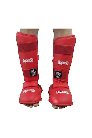 Dragondo 40700-p Karate Kaval Ayak Koruyucu Kırmızı