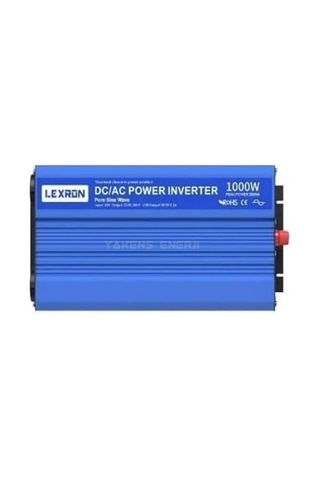 1000 Watt 12v Tam Sinüs İnverter Lexron 10"