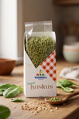 Parmell Ispanaklı Kuskus 500 G Parmell Ispanaklı Kuskus 500 G