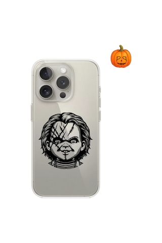Dali Design Apple Uyumlu iPhone 13 Pro Şeffaf Kılıf Horror 4 Tasarımlı
