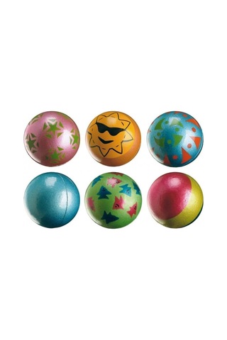 Ferplast Sert Kauçuk Neon Top Köpek Oyuncağı 6 CM