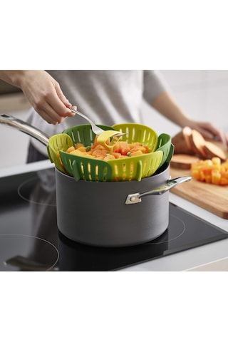 Joseph Joseph 45030 Bloom Katlanır Buharda Pişirme Sepeti Yeşil