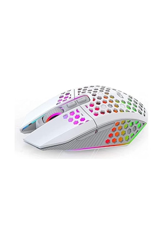 Kablosuz Oyun Faresi, Hafif, Şarj Edilebilir Usb Fare, 8 Düğme, Masaüstüne Dönüş Düğmesi, 3 Ayarlanabilir Dpı Seviyesi, Bilgisayar Pc İçin 4 Mod