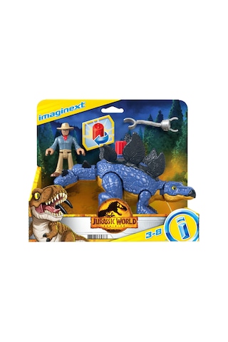 Imaginext Jurassic World Stegosaurus-Dr. Grant GVV65-GVV64