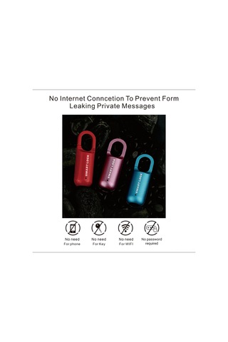 Lemestar Akıllı Parmak İzi Kilit - Şifresiz, Su Geçirmez, Taşınabilir, 10 Parmak Kayıtlı