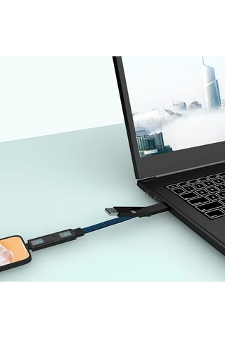 Honeybeeshop 4ü 1 Arada Ultra Hızlı Şarj Kablosu Kırmızı 20 Cm 065 Ft 787 İnç İphone Uyumlu Samsung Xiaomi Redmi Oneplus Usb C Şarj Veri Kablosu