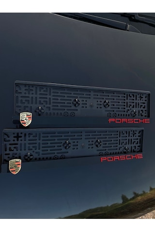 Porsche Uyumlu Plakalık Set