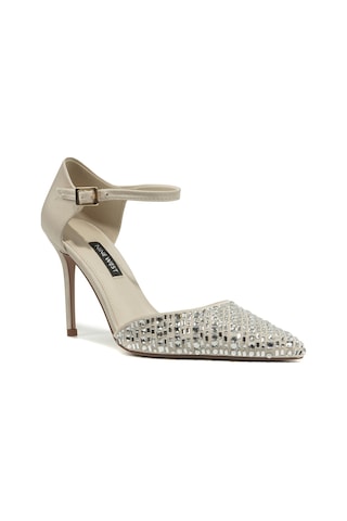Nine West Jovana 6fx Şampanya Kadın Topuklu Sandalet 000000000102051468 Bej