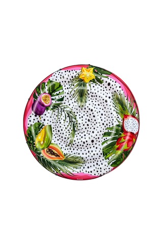 Bestway 43720 Fruit Paradise Lüks Şişirilebilir Ada, D188, İki Ki Çok Renkli