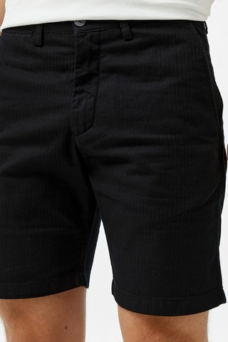 Lacoste Men's Slim Fit Bermuda Shorts Erkek Dar Kesim Keten Bermuda Şort Siyah