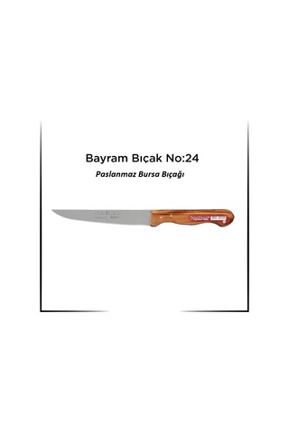 Bursa Bıçağı Bayram Kurban Bıçağı Yemek Bıçağı No : 24