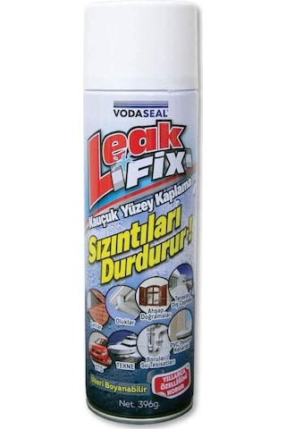 Leak Fix Su Geçirmez Sızdırmaz Sprey Beyaz 396 Gr + Çamur Bant