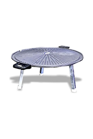 Hakiki Pik Demir Döküm Ayaklı Katlanır Portatif Izgara