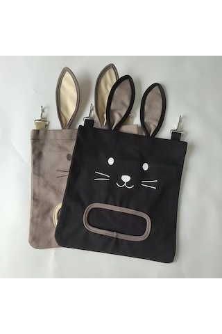 Elmpaly Khaki 1 Küçük Evcil Hayvan Saman Çantası Tavşan Hamster Guinea Pig Yem Torbası