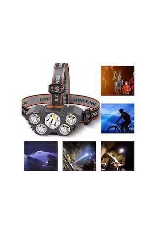 150w 5 Led Ultra Güçlü Kafa Lambası