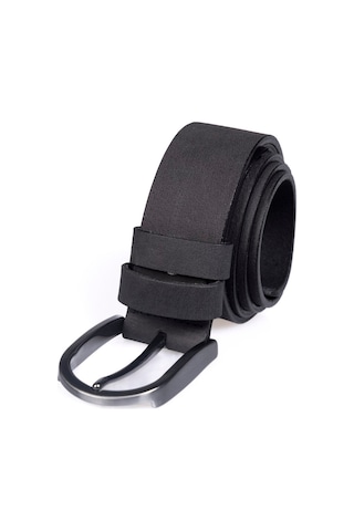 Tudors Erkek %100 Hakiki Deri 4 Cm Spor Siyah Kemer-23777 Siyah