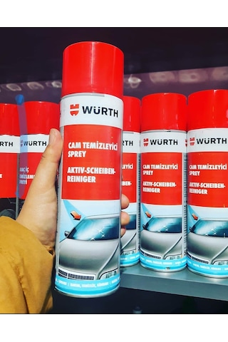 Würth Cam Temizleyici Köpük Sprey 500 Ml. Made In Eu