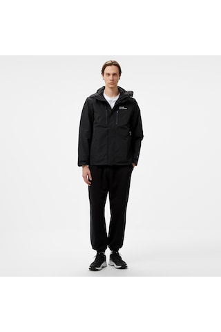Jack Wolfskin Jasper 3in1 Erkek Siyah Outdoor Ceket Düz A61858