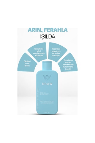 Uraw Arındırıcı Canlandırıcı Yüz Temizleme Jeli 150 ML