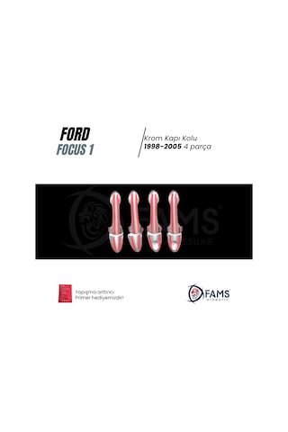 Ford Focus 1 Krom Kapı Kolu 4 Kapı 1998-2005 P.Çelik Çift Del .