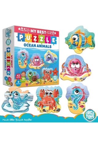 Circle Toys My Best Puzzle Ocean Animals