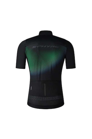 Shimano S-phyre Kadın Kısa Kol Wind Ceket Siyah-yeşil M