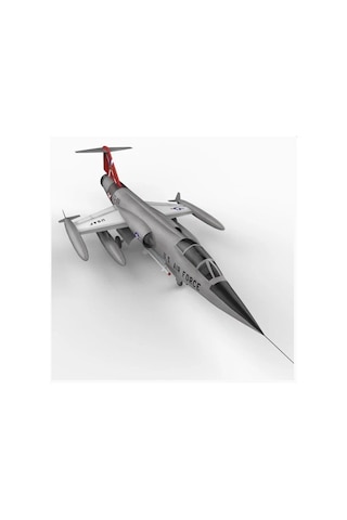 Kinetic K48096 1/48 Ölçek, F-104a/c Usaf Startfighter Savaş Uçağı, Plastik Model Kiti-56353