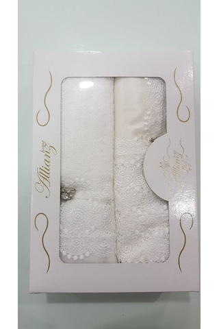 Secret Home Oya Bohça Havlu Seti