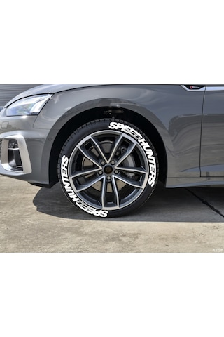 3d Lastik Yazısı Speedhunter 2.5 Cm Ürün 4 Adet Araç Ve Motorsiklet İçin Lastik Beyaz Yanak