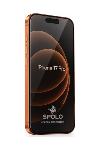 Spolo Apple iPhone Uyumlu 17 Pro Hayalet Ekran Koruyucu Gizlilik Camı Yan Görüş Önleyici