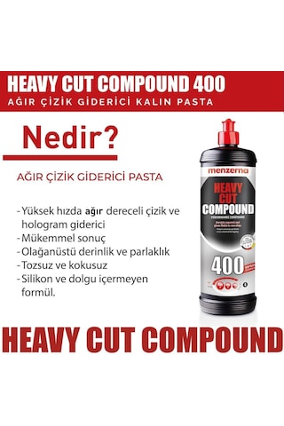 Menzerna Yeni 400 Ağır Çizik  Kalın Pasta - 1 Kg