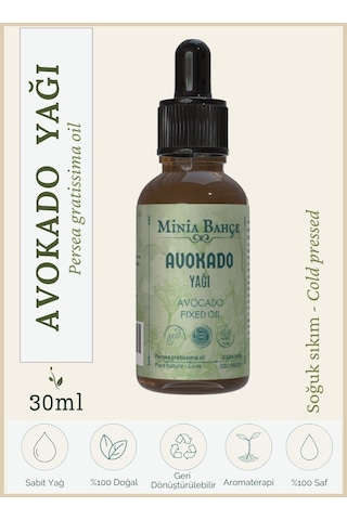 Minia Bahçe Avokado Yağı Kalıcı Yağ 30 ML