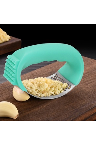 Reedark Evde Kullanıma Uygun Çelik Sarımsak Ezici, Kolay Kullanım, Kompakt Tasarım Ve Dayanıklı Parçalar İçeren Siyah Set Renkli Kutu Siyah