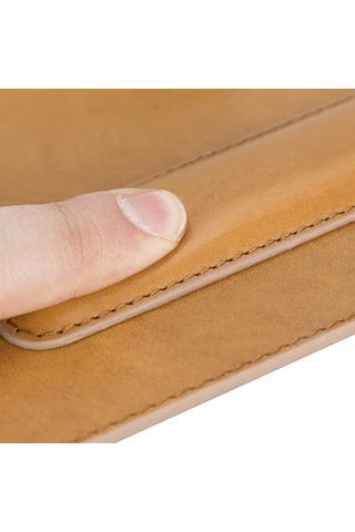 Comfy Bileklikli Deri Mouse Pad V9 Taba