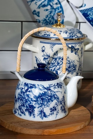 Bludml-8324-9 Miss Betty 0.9 Litre Porselen Demlik 001