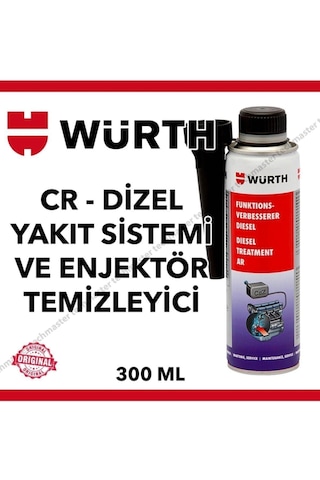 Würth 2X Dizel Enjektör Temizleyici Performans Iyileştirici 300Ml