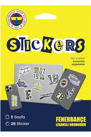 Fenerbahçe Sarı Stıcker Paketı Sarı