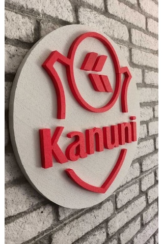 Kanuni Logo 50x50 Kanuni Motor Logosu 3d Kanuni Logo Strafor Logo 50 x 50
