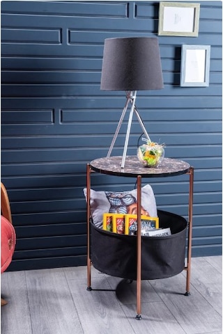 Sehpa Geniş Çantalı Premium Bronze