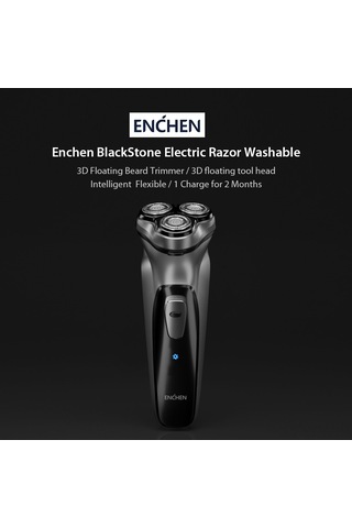 Geeksen Enchen Blackstone 3d Yüzer Başlıklı Şarjlı Tıraş Makinesi - Hızlı Ve Hassas Tıraş