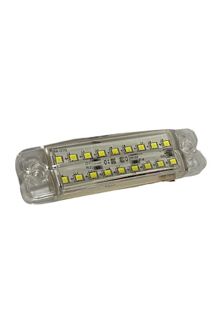 12v-24v Parmak Lamba 18-ledli Beyaz 100 27 Mm